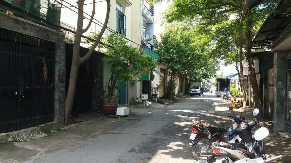 Khu vực xảy ra vụ trộm xe. Ảnh: HT Khu vực xảy ra vụ trộm xe. Ảnh: HT