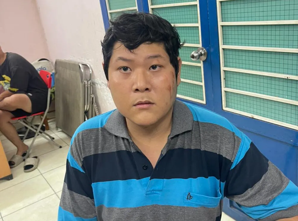 Duy tại cơ quan điều tra. Ảnh: CA