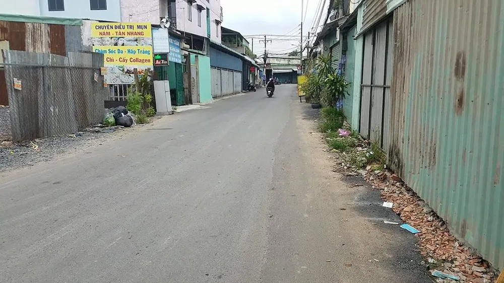 Khu vực xảy ra vụ việc trên địa bàn xã Vĩnh Lộc A, huyện Bình Chánh. Ảnh: HT Khu vực xảy ra vụ việc trên địa bàn xã Vĩnh Lộc A, huyện Bình Chánh. Ảnh: HT