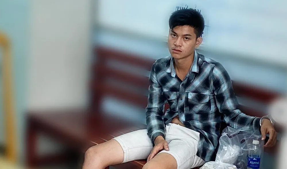 Hưởng tại cơ quan công an. Ảnh: HT