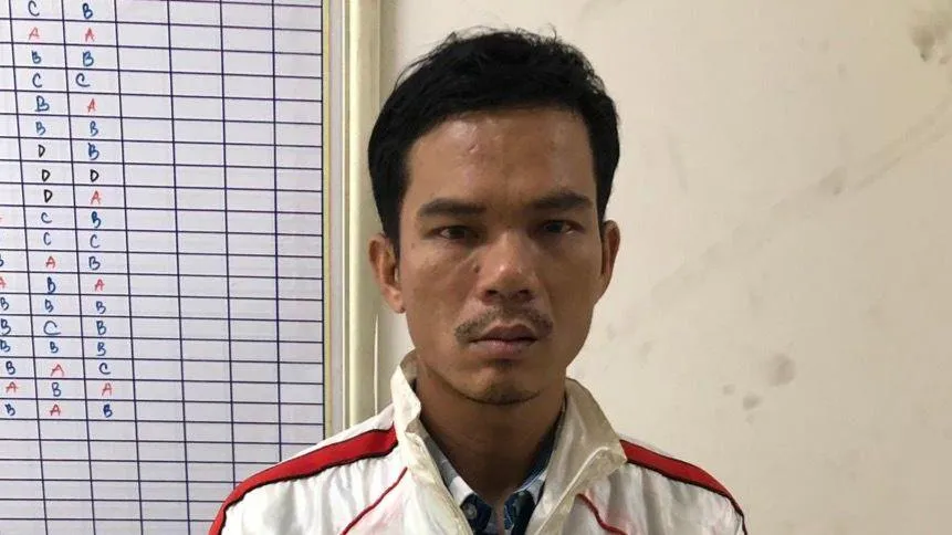 Bình tại cơ quan điều tra. Ảnh: CA