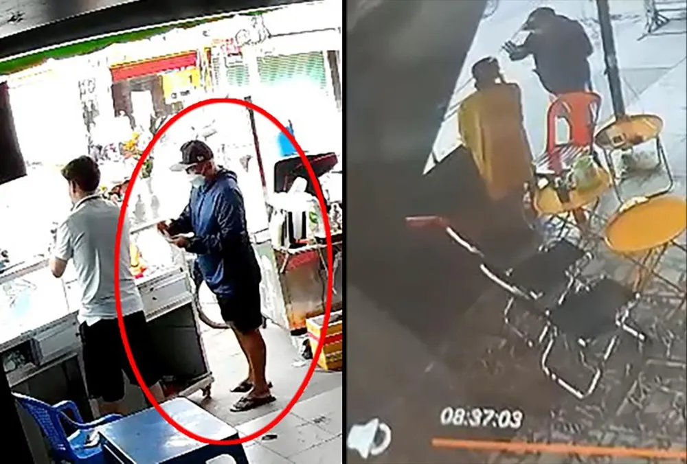 Công an hiện đã xác định, mời làm việc với nghi phạm trong vụ trộm vé số trúng thưởng, tiền trên địa bàn quận Tân Bình. Ảnh chụp từ clip