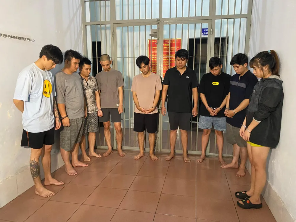 Công an khởi tố, tạm giam với 11 người liên quan. Ảnh: CA Công an khởi tố, tạm giam với 11 người liên quan. Ảnh: CA