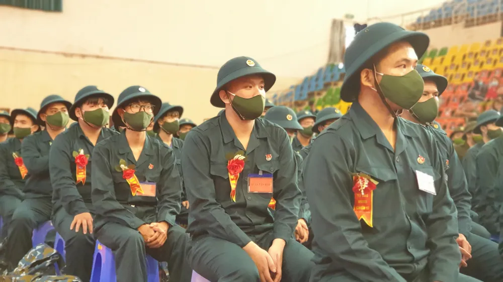 Có 240 thanh niên trên địa bàn quận Tân Bình lên đường nhập ngũ trong năm 2023.