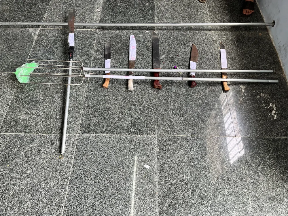 Tang vật bị công an thu giữ. Ảnh: CA Tang vật bị công an thu giữ. Ảnh: CA