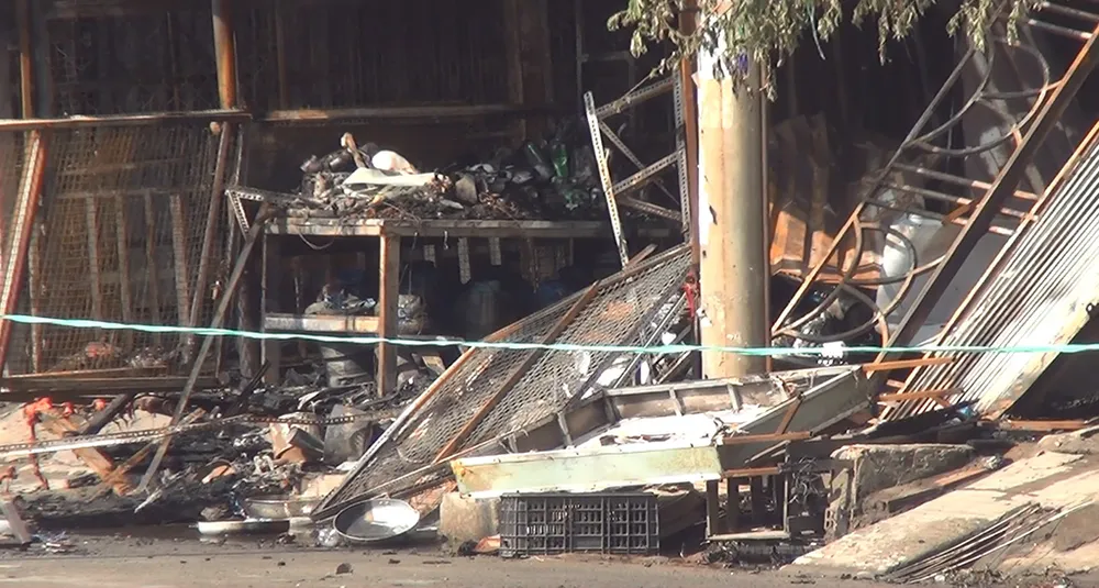 cháy chợ bình chánh