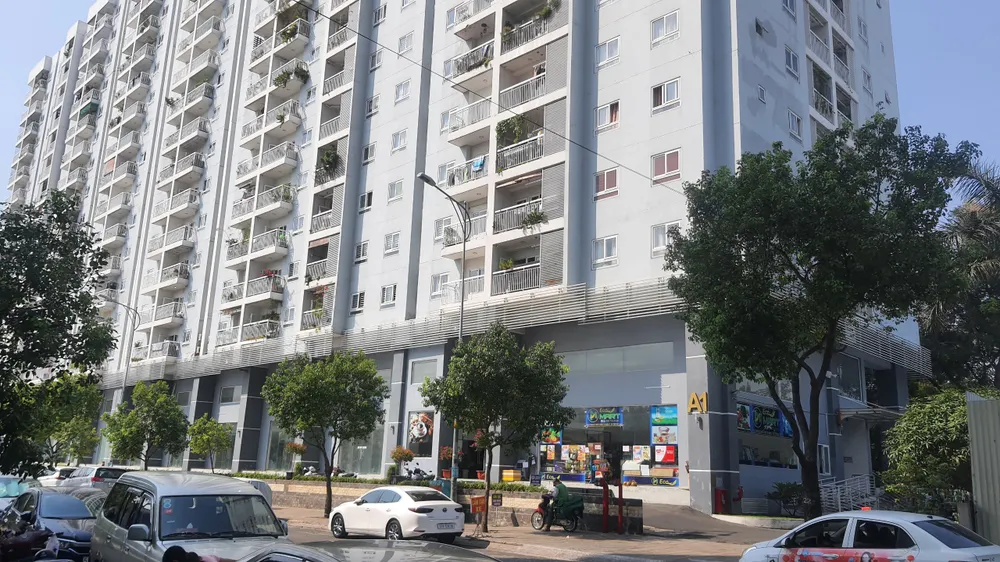 Nam thanh niên được cho là từng sinh sống ở chung cư này nhưng đã chuyển đi. Ảnh: HT Nam thanh niên được cho là từng sinh sống ở chung cư này nhưng đã chuyển đi. Ảnh: HT