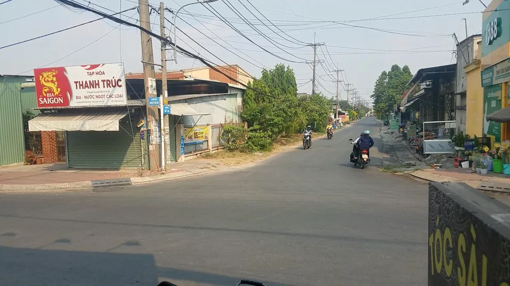 Khu vực xảy ra vụ việc trên địa bàn TT Củ Chi, huyện Củ Chi. Ảnh: HT