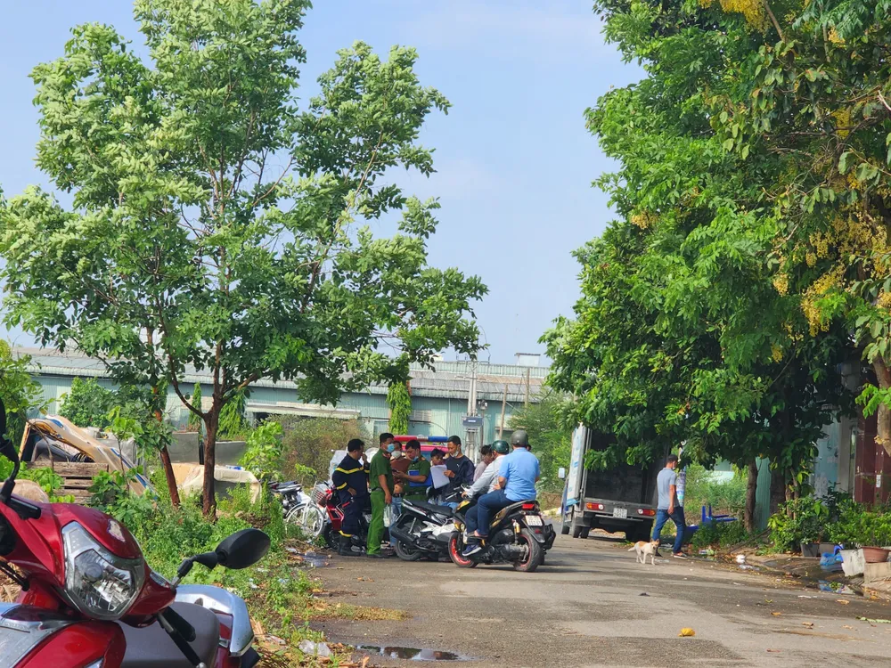 Công an hiện vẫn đang điều tra, làm rõ nguyên nhân vụ cháy. Ảnh: HT