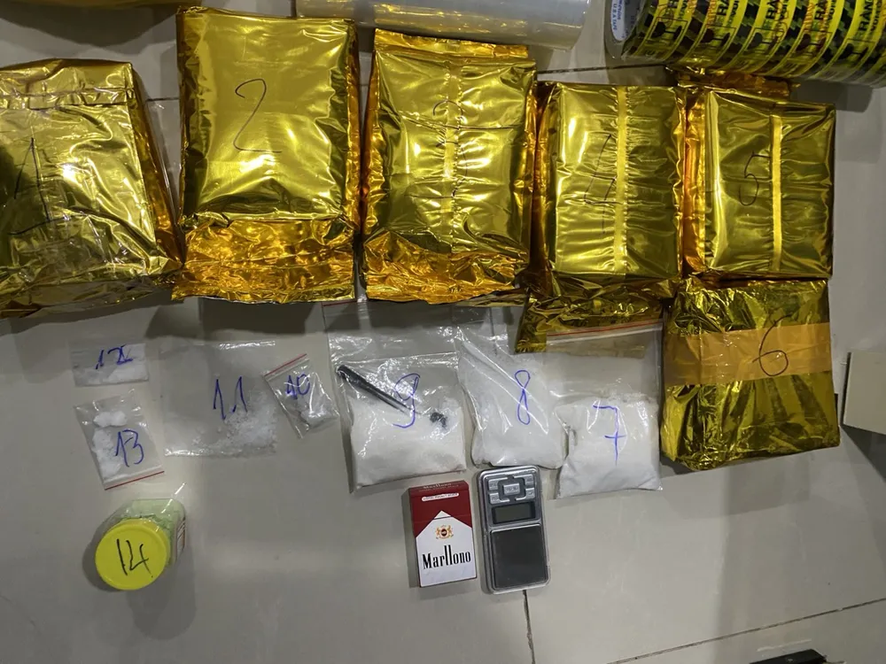 Công an thu giữ tổng cộng khoảng 95kg ma túy. Ảnh: CA