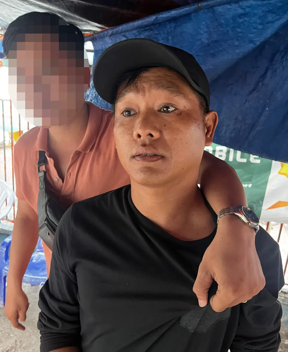 Phước nhanh chóng bị Đội CSHS, Công an Quận 12 xác định là nghi can trong vụ việc. Ảnh: CA