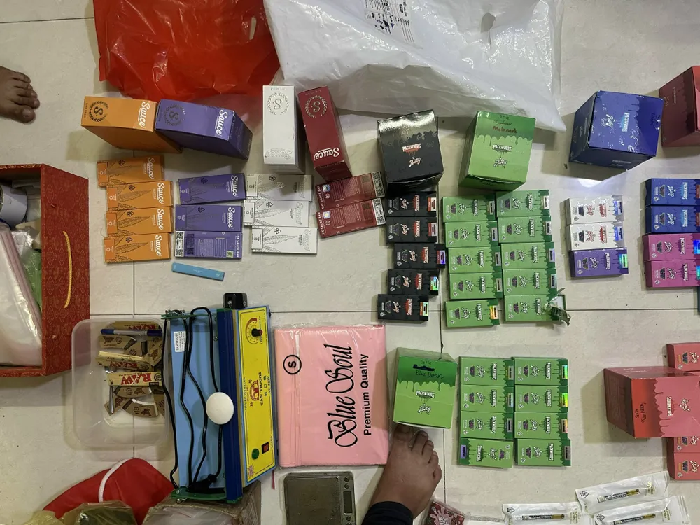 Công an phát hiện nhiều tang vật liên quan. Ảnh: CA Công an phát hiện nhiều tang vật liên quan. Ảnh: CA