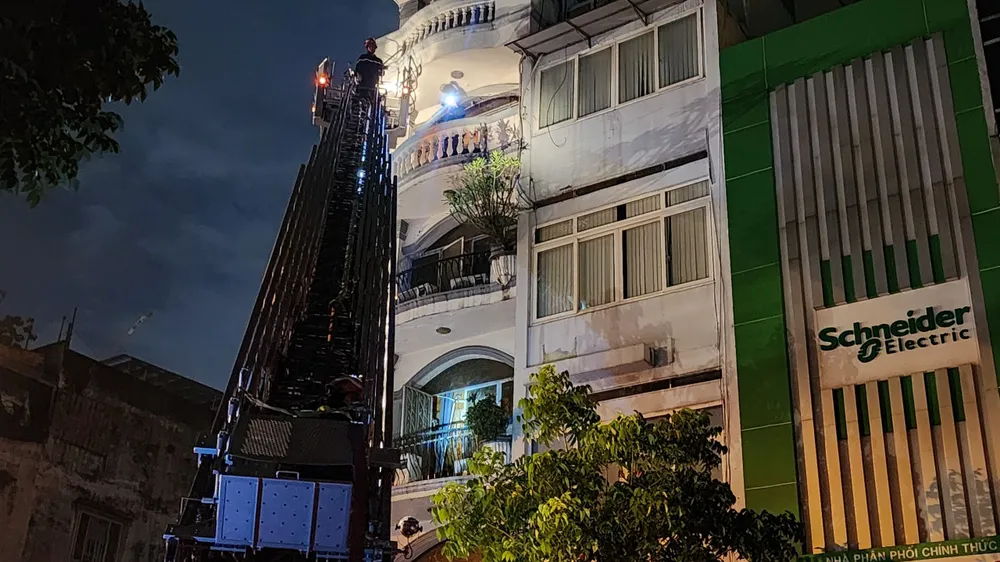 Hiện nguyên nhân vụ cháy đang được điều tra. Ảnh: HT Hiện nguyên nhân vụ cháy đang được điều tra. Ảnh: HT