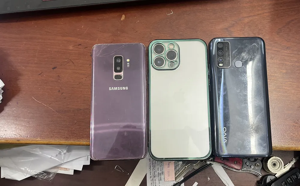 Tang vật bị công an thu giữ. Ảnh: CA