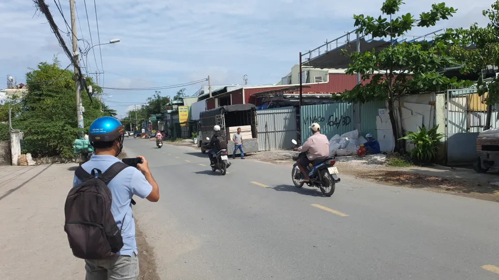 Khu vực mà thông tin trên báo đăng tải việc ông H bị đánh cướp hơn 200 tờ vé số. Ảnh: NT Khu vực mà thông tin trên báo đăng tải việc ông H bị đánh cướp hơn 200 tờ vé số. Ảnh: NT