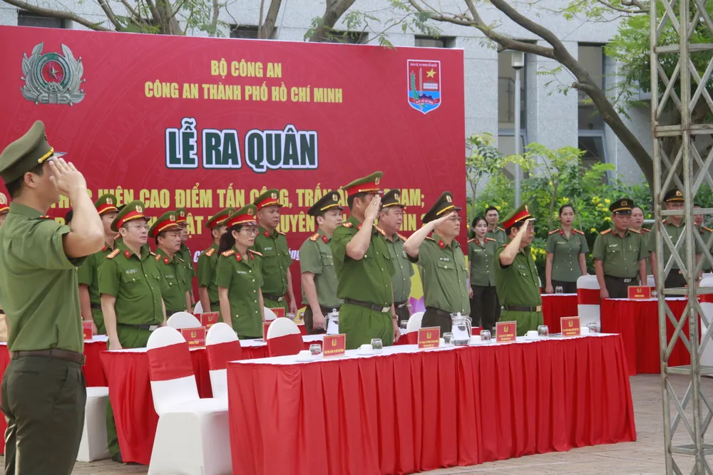 Công an TP.HCM thực hiện cao điểm tấn công trấn áp tội phạm dịp Tết Nguyên đán 2024