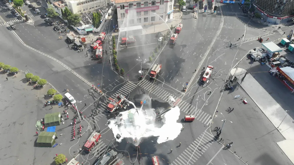 Lần đầu tiên 5000 người tham gia diễn tập PCCC ở Metro Bến Thành – Suối Tiên