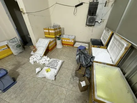 Công an phát hiện nửa tấn tiền chất thuốc nổ để sản xuất pháo ở Gò Vấp
