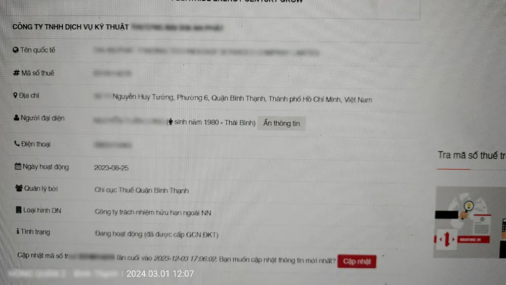 Vụ bỗng nhiên thành giám đốc: Nạn nhân được Công an Bình Thạnh mời làm việc