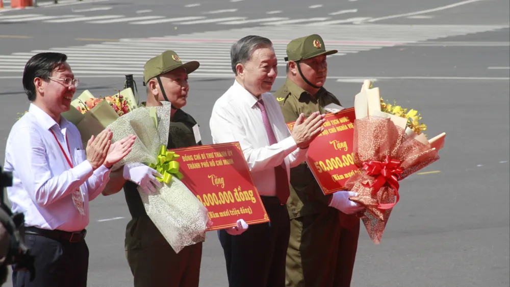 Chủ tịch nước Tô Lâm: Lực lượng bảo vệ an ninh, trật tự ở cơ sở là cánh tay nối dài của Công an