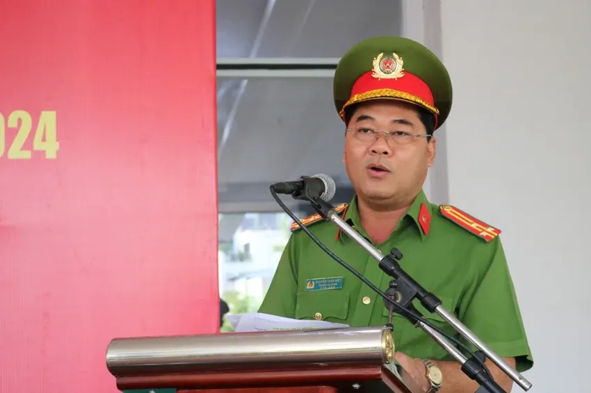 Thượng tá Nguyễn Tuấn Kiệt, Trưởng Công an Quận 12. Ảnh: HT truong-cong-an-quan-12-tham-gia-ban-chap-hanh-dang-bo-ban-thuong-vu-quan-uy-quan-12.jpg