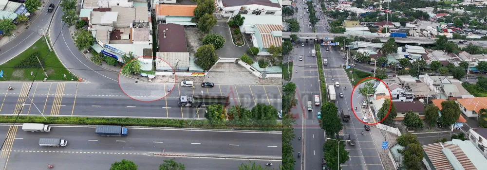 Tiệm sửa xe chuyên phá xe của khách ở trên Quốc lộ 1 đoạn gần cầu Gò Dưa, theo hướng từ TP Thủ Đức đi quận 12. Tiệm này có thợ tên Mai Văn Cường chuyên phá hư lốp, ruột xe của khách rồi ép thay lốp trôi nổi trên thị trường Ảnh: NHÓM PV Bài 2: Tiệm phá xe của khách ở Thủ Đức, vòng xoay Đồng Xoài