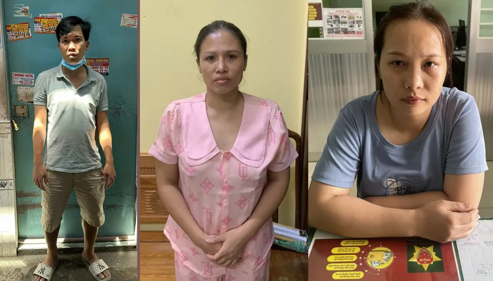 Công an bắt giữ nhiều thành viên trong đường dây mua bán trẻ em. Ảnh: CA cong-an-tp-hcm-pha-duong-day-mua-ban-tre-em-2.jpg