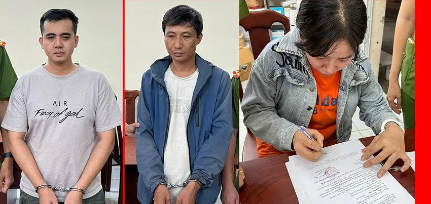 Công an cũng xác định vai trò của nhiều người khác trong đường dây do Tân cầm đầu. Ảnh: CA Đường dây biến ‘xe trộm cắp’ thành xe mới hoạt động như thế nào