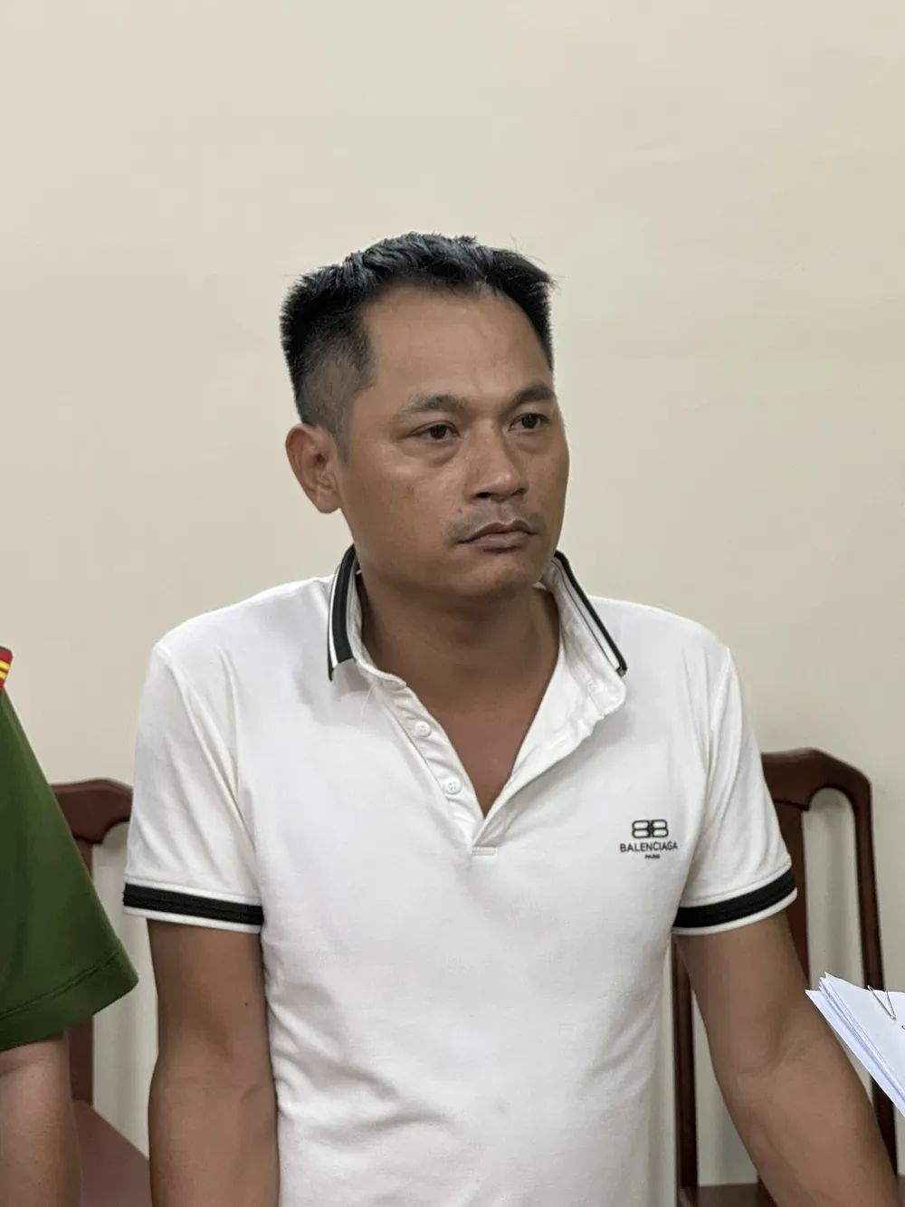 Tân được xác định cầm đầu việc mua xe không giấy tờ rồi "phù phép" thành xe mới bán cho nhiều khách hàng. Ảnh: CA Đường dây biến ‘xe trộm cắp’ thành xe mới hoạt động như thế nào