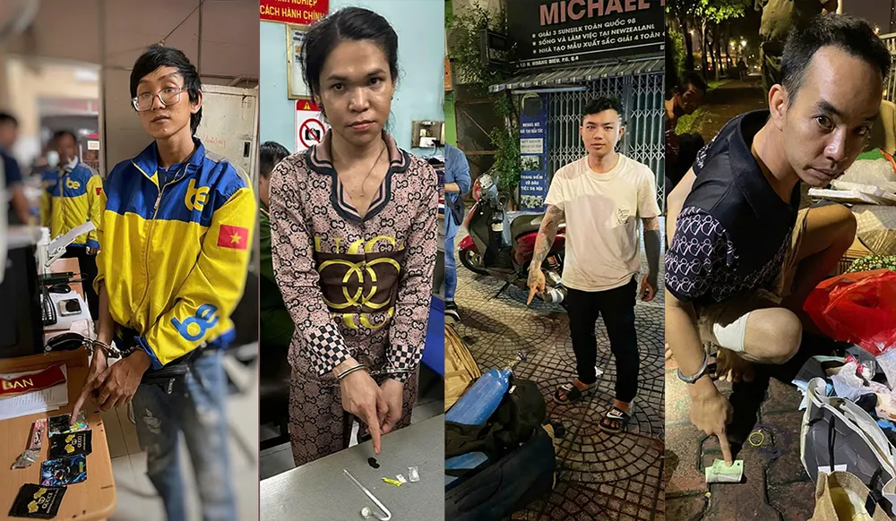 1 tháng Công an Quận 4 bắt 22 vụ, 53 người phạm tội liên quan ma túy