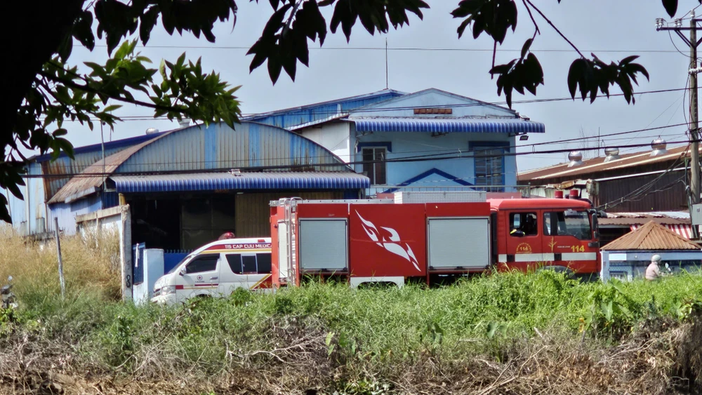 Vụ cháy khiến 1 người chết và 1 người bị thương. Ảnh: HT