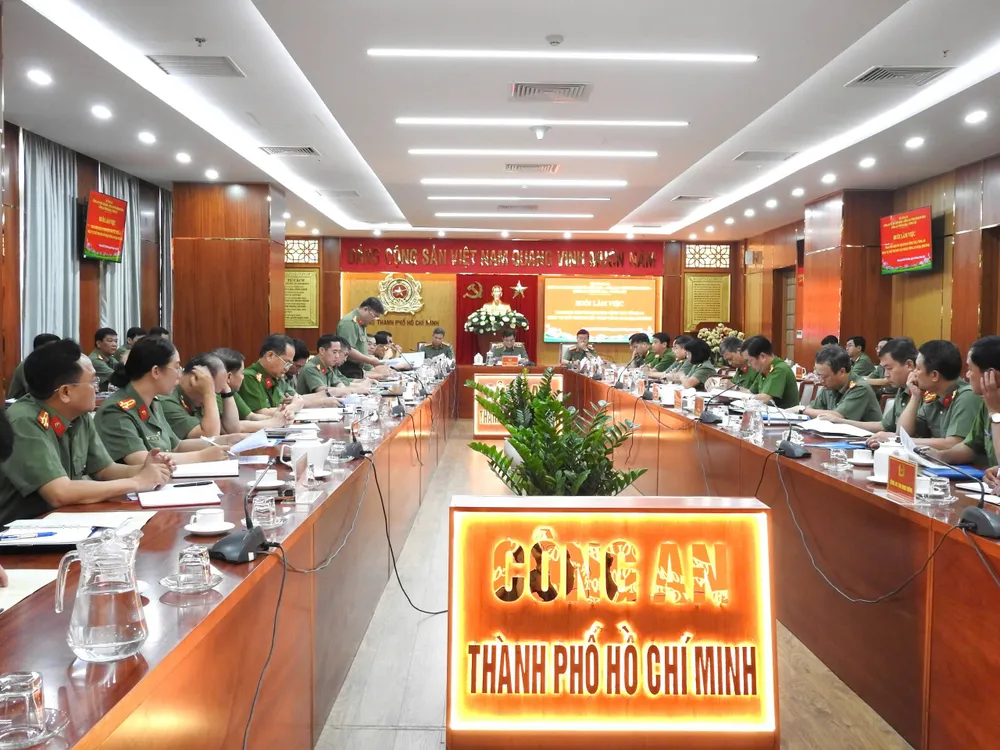 Công an TP.HCM, Bà Rịa - Vũng Tàu và Bình Dương làm việc, chuẩn bị cho công tác sáp nhập