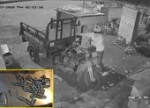 Camera ghi cảnh trộm cắt khoá lấy 2 xe máy ở quận 9 ảnh 3 2 kẻ trộm cắt khoá lấy cắp xe ba gác trong đêm
