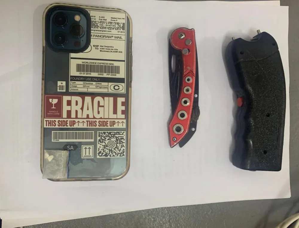 Tang vật của vụ cướp. Ảnh: CA Tang vật của vụ cướp. Ảnh: CA