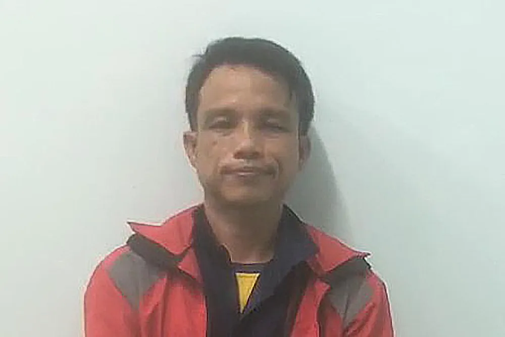 Nguyễn Đạt Nhân tại cơ quan công an. Ảnh: ĐC Nguyễn Đạt Nhân tại cơ quan công an. Ảnh: ĐC