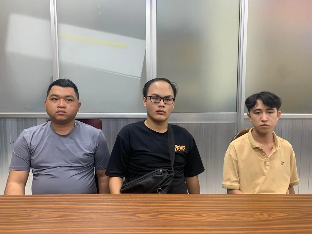 3 người có vai trò chủ chốt trong đường dây. Ảnh: CHÍ THẠCH