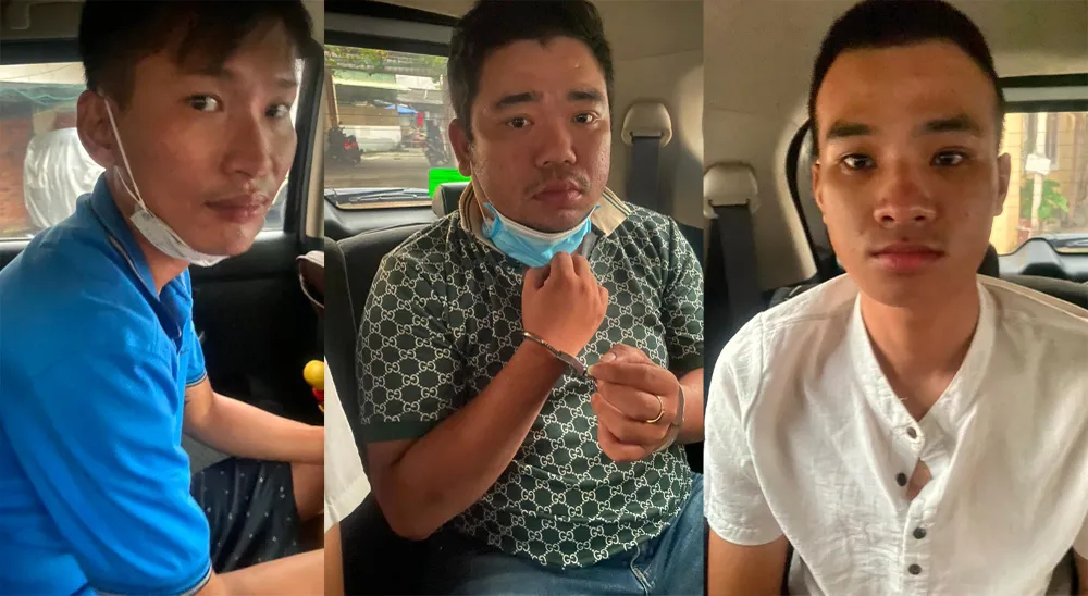 Các nghi can trong đường dây tiêu thụ tài sản do người khác phạm tội mà có. Ảnh: CA Các nghi can trong đường dây tiêu thụ tài sản do người khác phạm tội mà có. Ảnh: CA