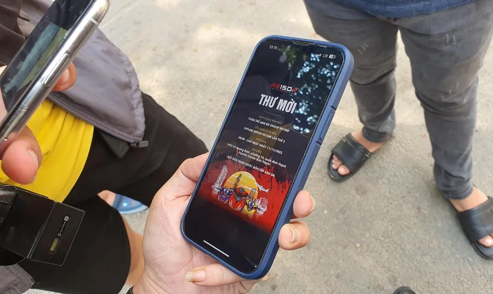 Thư mời tham dự sự kiện của ND. Ảnh: NGUYỄN YÊN Thư mời tham dự sự kiện của ND. Ảnh: NGUYỄN YÊN