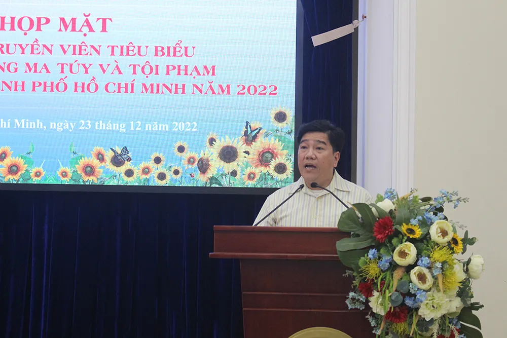 Ông Nguyễn Thái Bình, Phó ban phong trào MTTQVN TP báo cáo tại hội nghị. Ảnh: NGUYỄN YÊN Ông Nguyễn Thái Bình, Phó ban phong trào MTTQVN TP báo cáo tại hội nghị. Ảnh: NGUYỄN YÊN