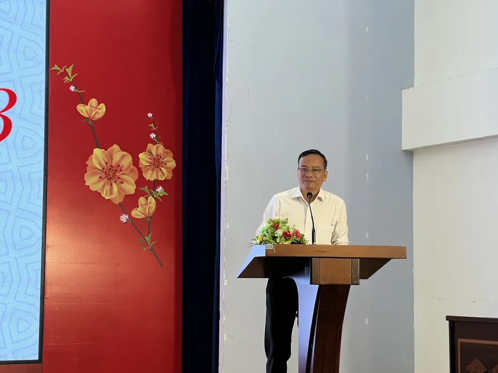 Ông Nguyễn Minh Hải đánh giá cao tính nhân văn của cuộc thi. Ảnh: NY