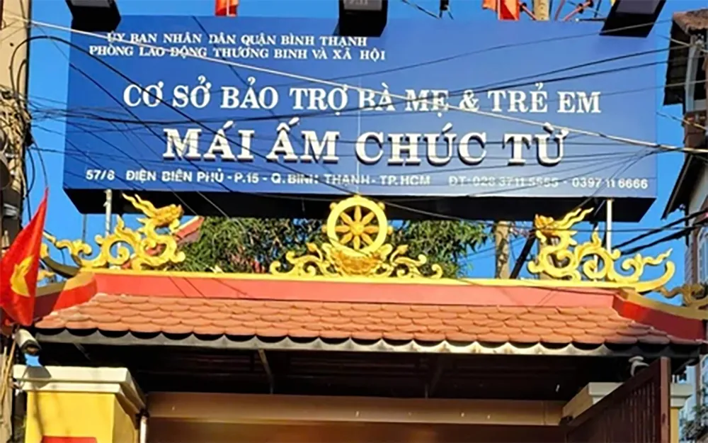 Mái ấm Chúc Từ tại quận Bình Thạnh bị đình chỉ hoạt động. Bình Thạnh: Đình chỉ hoạt động cơ sở bảo trợ trẻ em Chúc Từ