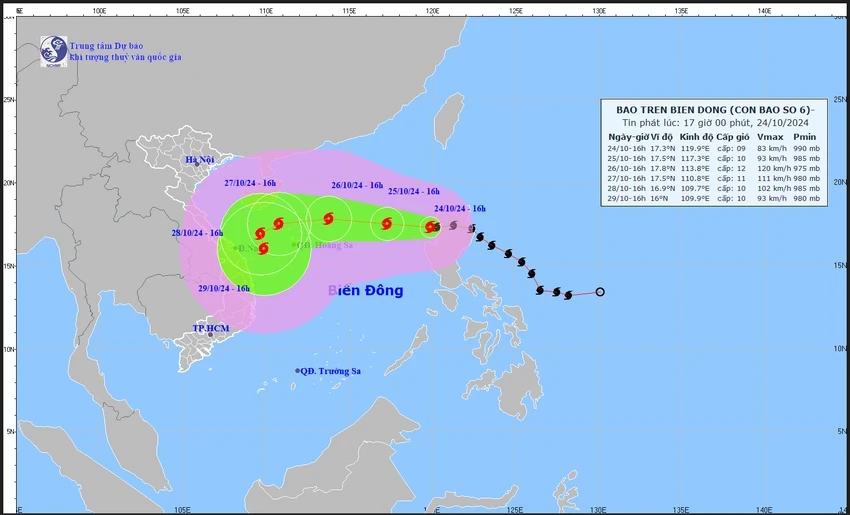 Quảng Ngãi: Tạm hoãn các cuộc họp chưa cần thiết để tập trung phòng chống bão số 6