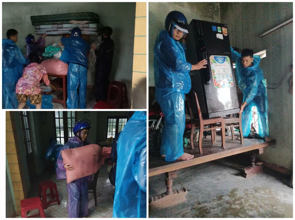 Mưa lớn, lũ trên các sông ở Quảng Ngãi đang lên rất nhanh