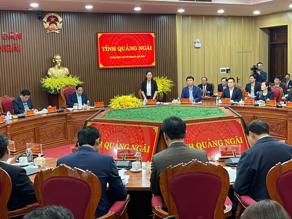 Thủ tướng đề nghị Quảng Ngãi hoàn thành sắp xếp bộ máy trong tháng 2 năm 2025