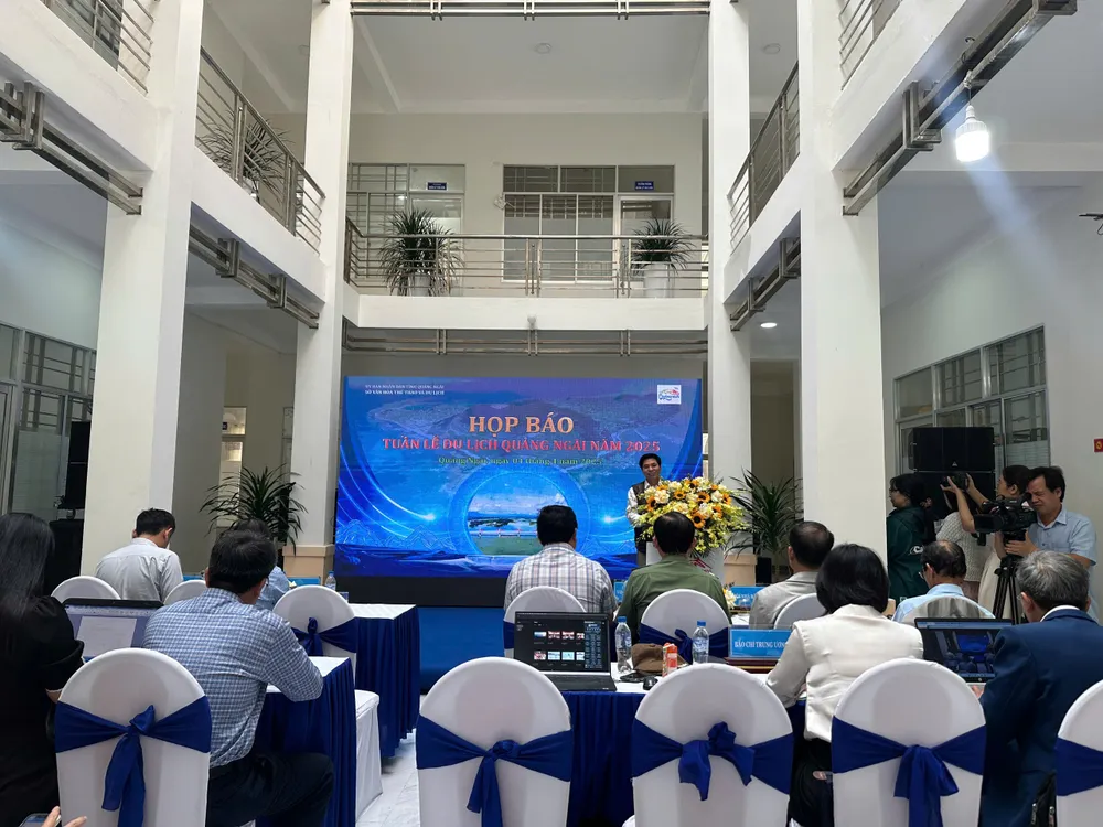 Công bố chuỗi sự kiện Tuần lễ Du lịch Quảng Ngãi năm 2025