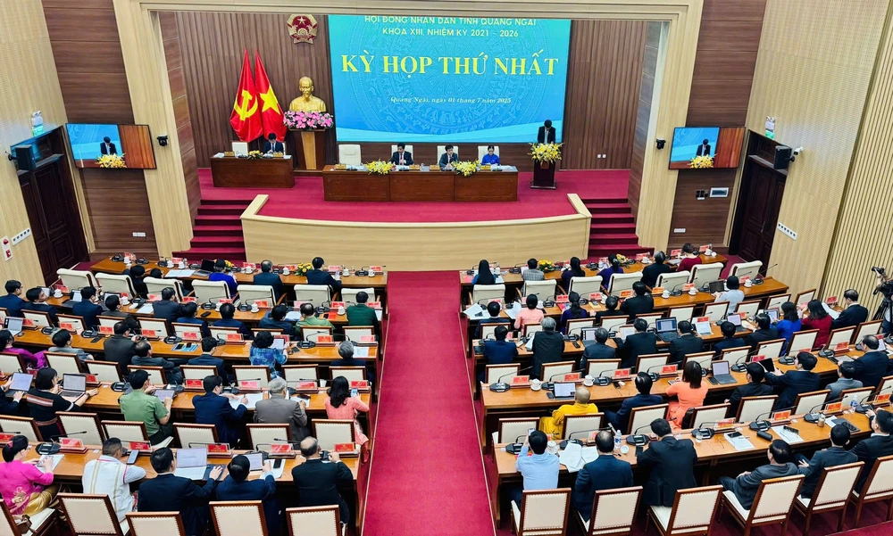 Quảng Ngãi tổ chức kỳ họp thứ nhất HĐND tỉnh sau sáp nhập