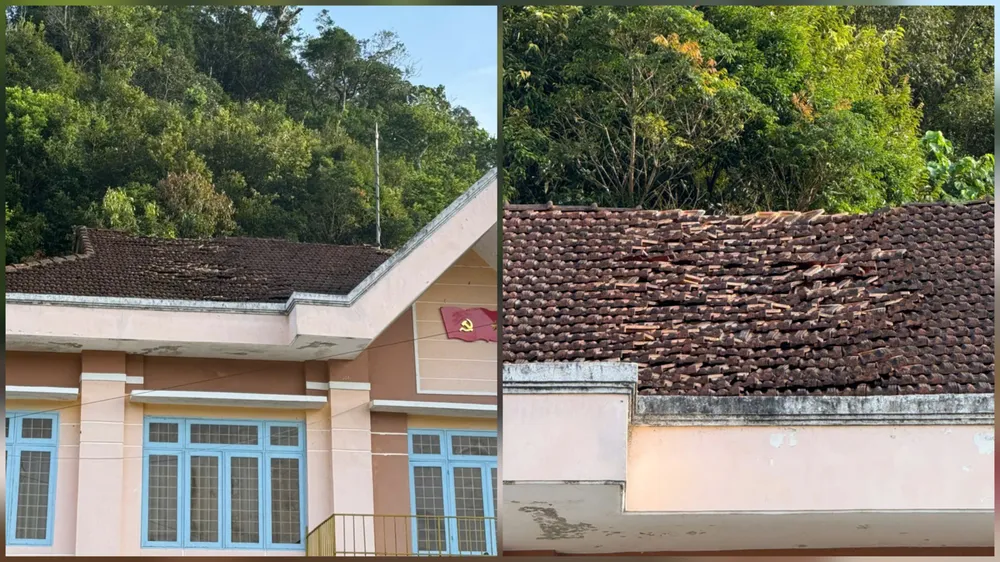 Động đất ở Quảng Ngãi: Nhiều điểm trường sập mái, nứt tường, di dời nhiều học sinh