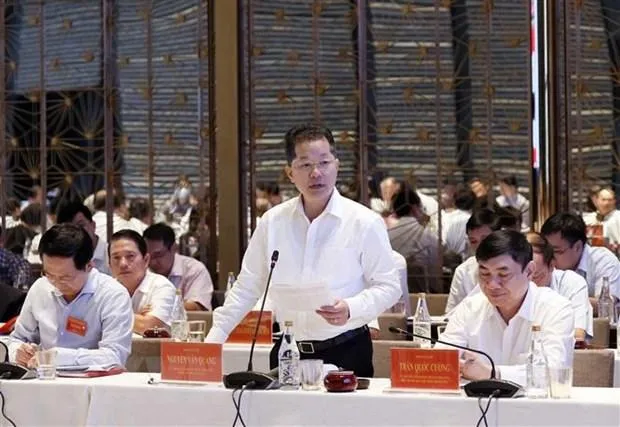 Ông Nguyễn Văn Quảng, Ủy viên Trung ương Đảng, Bí thư Thành ủy Đà Nẵng phát biểu. Ảnh: TTXVN Ông Nguyễn Văn Quảng, Ủy viên Trung ương Đảng, Bí thư Thành ủy Đà Nẵng phát biểu. Ảnh: TTXVN