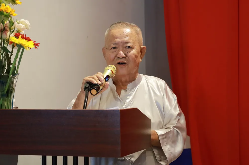 Nhà báo Nam Đồng, nguyên Tổng biên tập báo Pháp Luật TP.HCM. Ảnh: DI LINH