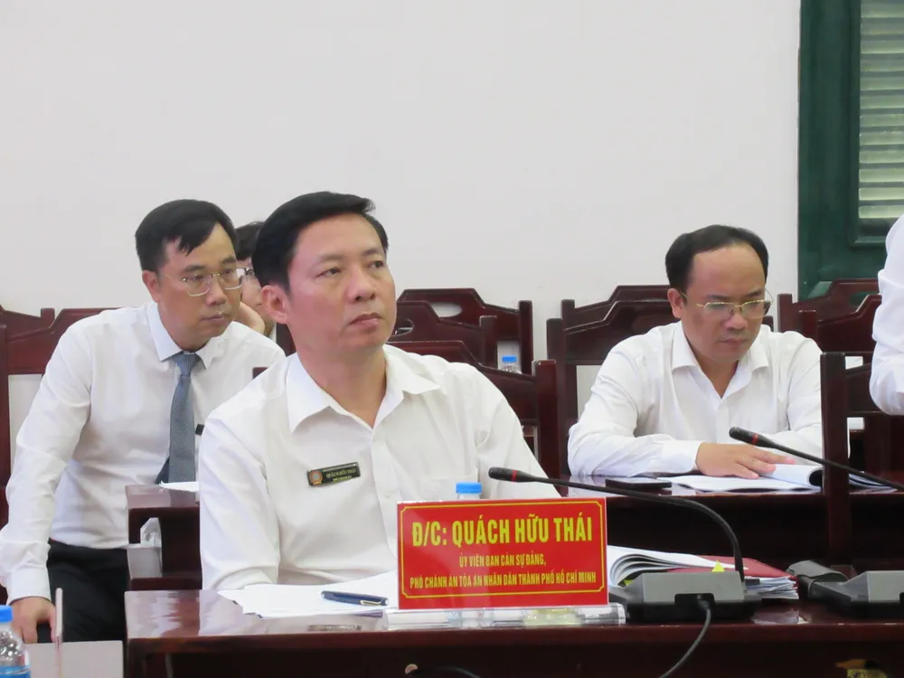 Phó Chánh án TAND TP.HCM Quách Hữu Thái. Ảnh: YC